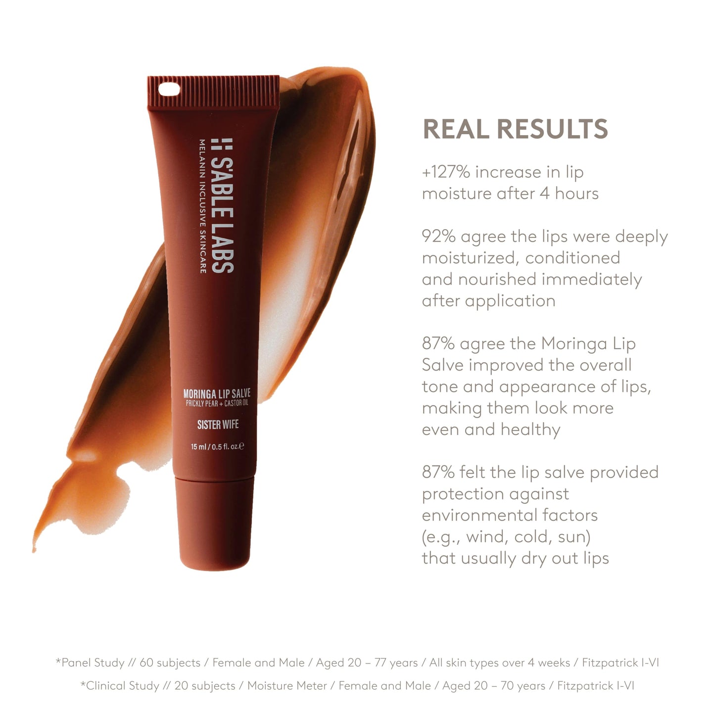 S'ABLE Labs - Moringa Lip Salve (Sister Wife; 15 mL | 0.5 fl oz)