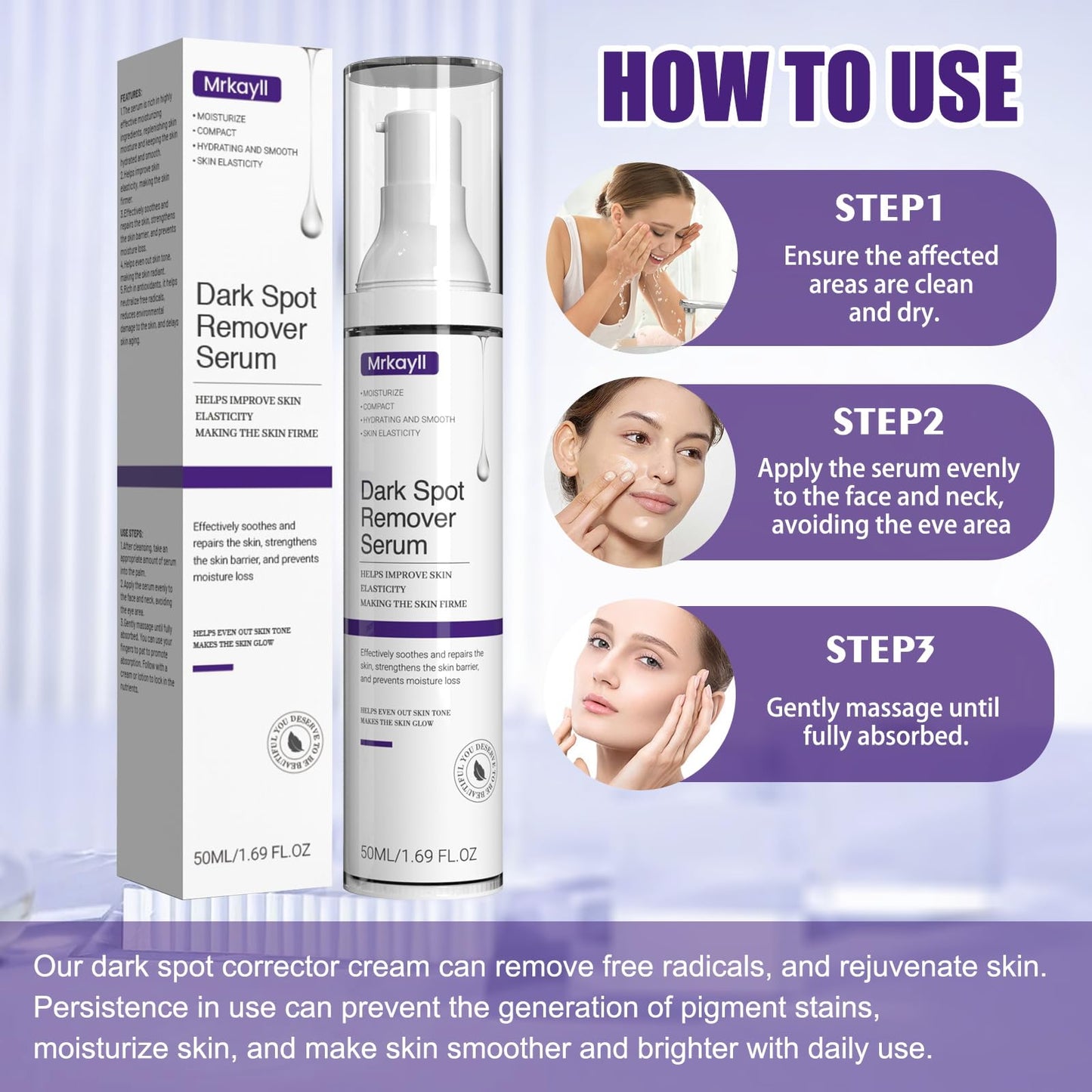Dark Spot Remover for Face and Body – Niacinamide Correcting Serum for Melasma, Sun Spots, Acne Marks – Gentle Tone-Correcting for Sensitive Skin & Pregnant Women