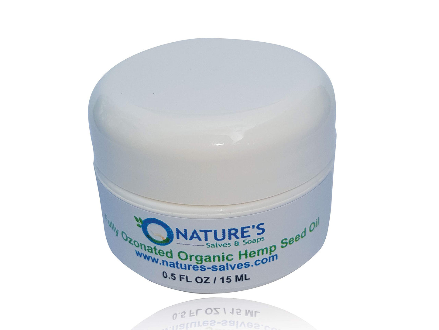 Nature's Salves and Soaps Ozonated Organic Hemp Seed Oil 0.5 fl oz Skin Moisturizer