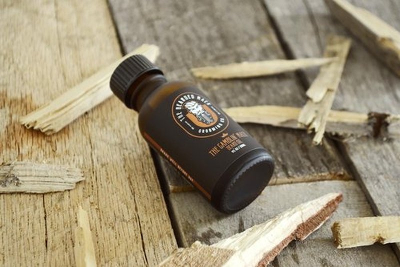 The Bearded Mack Grooming Co Beard Oil - Gamblin' Mack - Oud, Leather & Frankincense - Hydrates and Soothes, Handcrafted in USA, 1 Fl Oz
