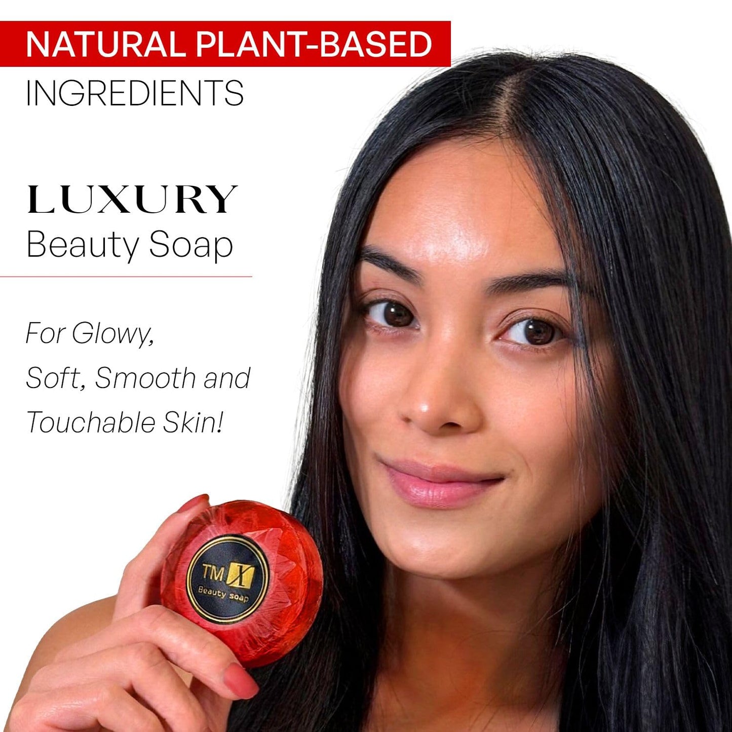 Tyent TM-X Beauty Soap - Gentle Face & Body Cleansing Bar - pH Balanced for Sensitive Skin - Deeply Hydrating & Moisturizing - Luxury Cleanser - Plant-Based Natural Ingredients - 3.5 oz