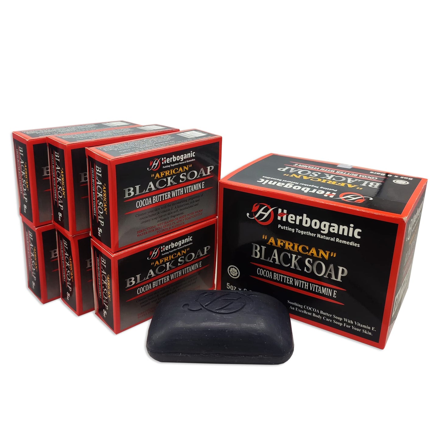 HERBOGANIC herbal Soaps pack of 6 for Men and Women Parent 5 Oz