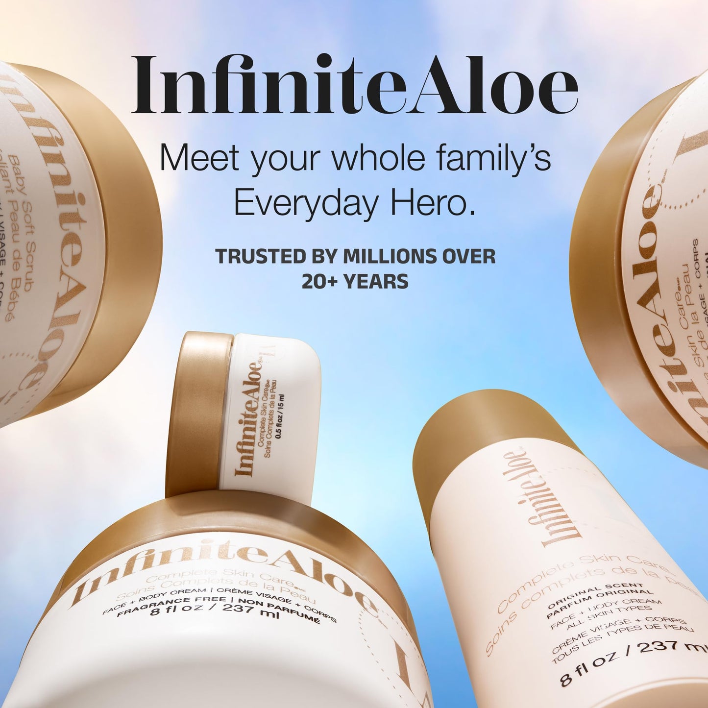 InfiniteAloe Biocellulose Fiber Face Mask, Everyday Hero Illuminate Brightening Face Mask