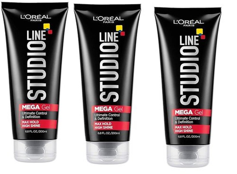 L?Or?al Paris Studio Line Head Lock Mega Hard Hold Gel 6.8 oz (Pack of 3)