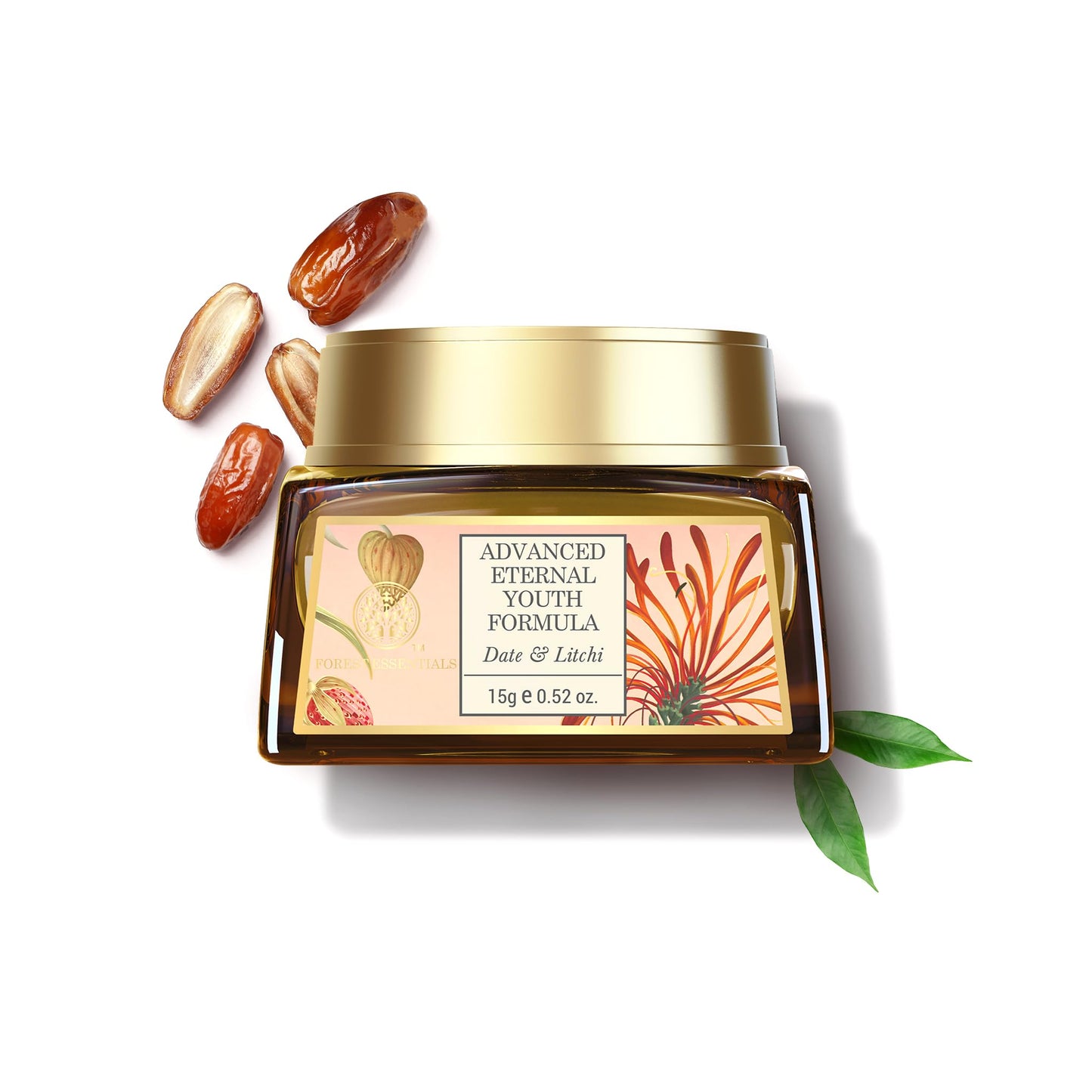 Forest Essentials Travel Size Advanced Eternal Youth Formula Date & Litchi 15g (Anti-Aging Night Cream)