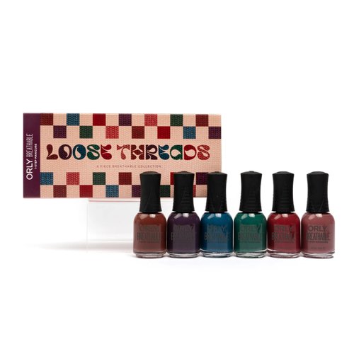 ORLY Breathable Nail Polish Loose Threads Collection | Nail Polish Set With Six Dusty Shades For Fall And Winter | Long-Lasting, Chip-Resistant, Vegan Formula For Healthier, Stronger Nails (0.6 fl oz)