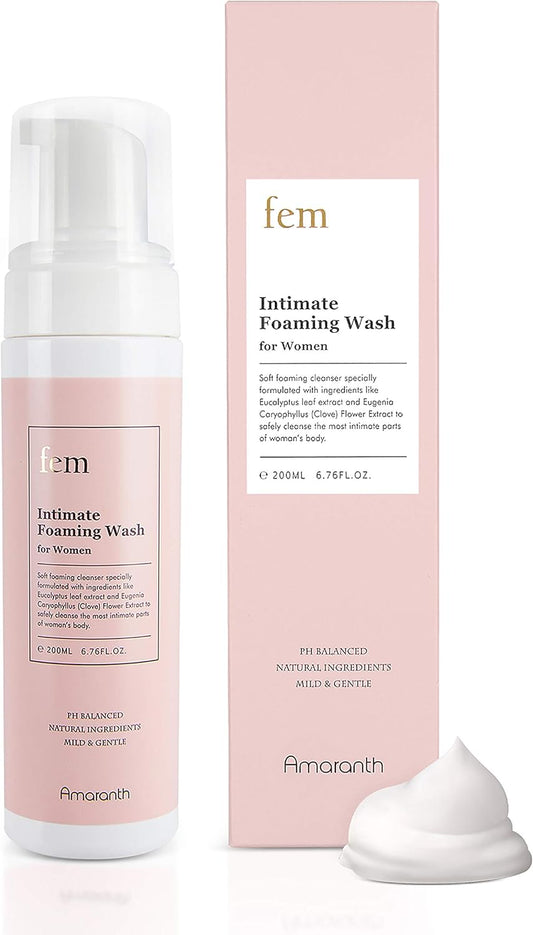 pH Balance Intimate Wash for Women - Gentle Feminine Cleanser for Sensitive Skin | 200ml / 6.8 fl oz