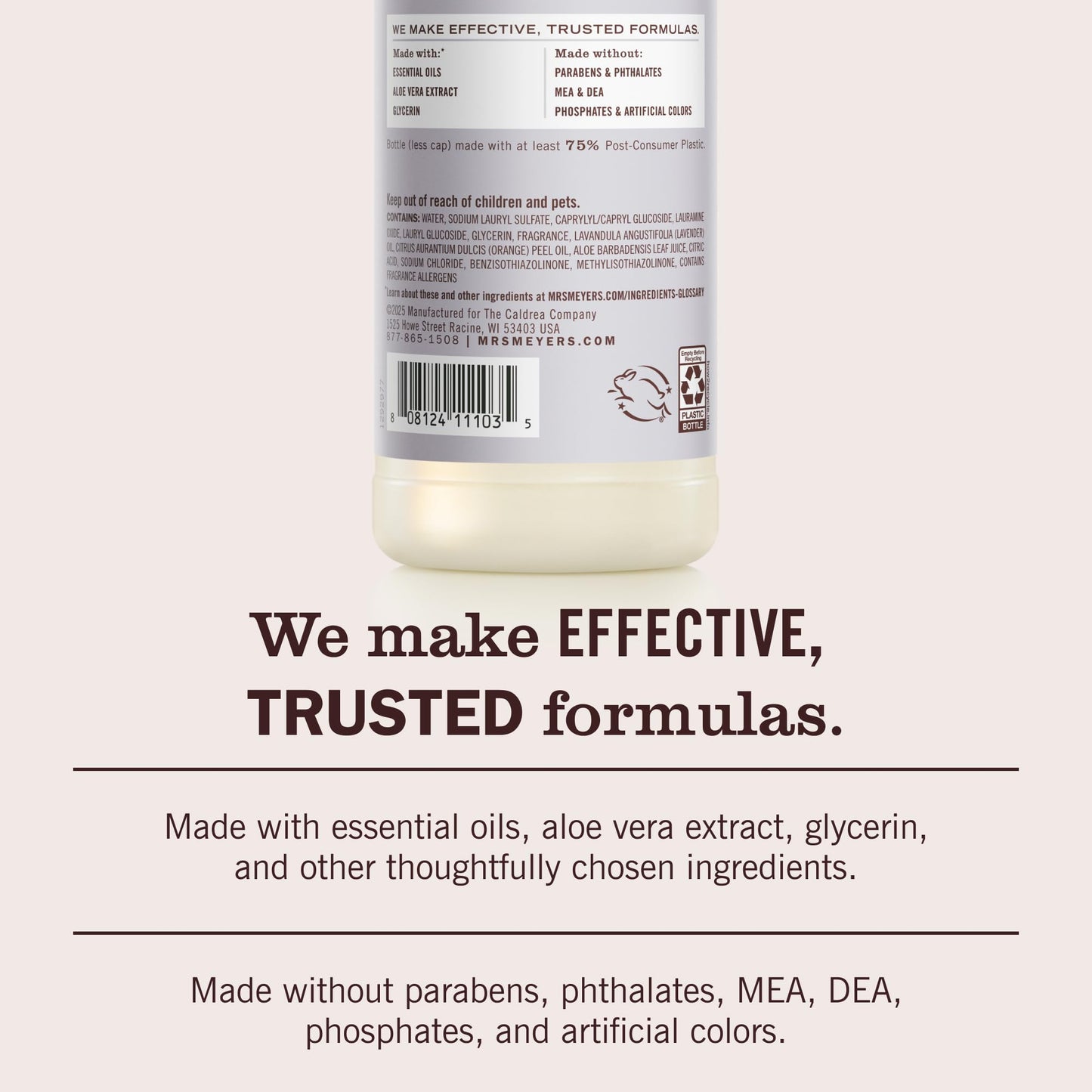 Mrs. Meyer's Clean Day, Liquid Dish Soap, Lavender Scent, 16 Ounce