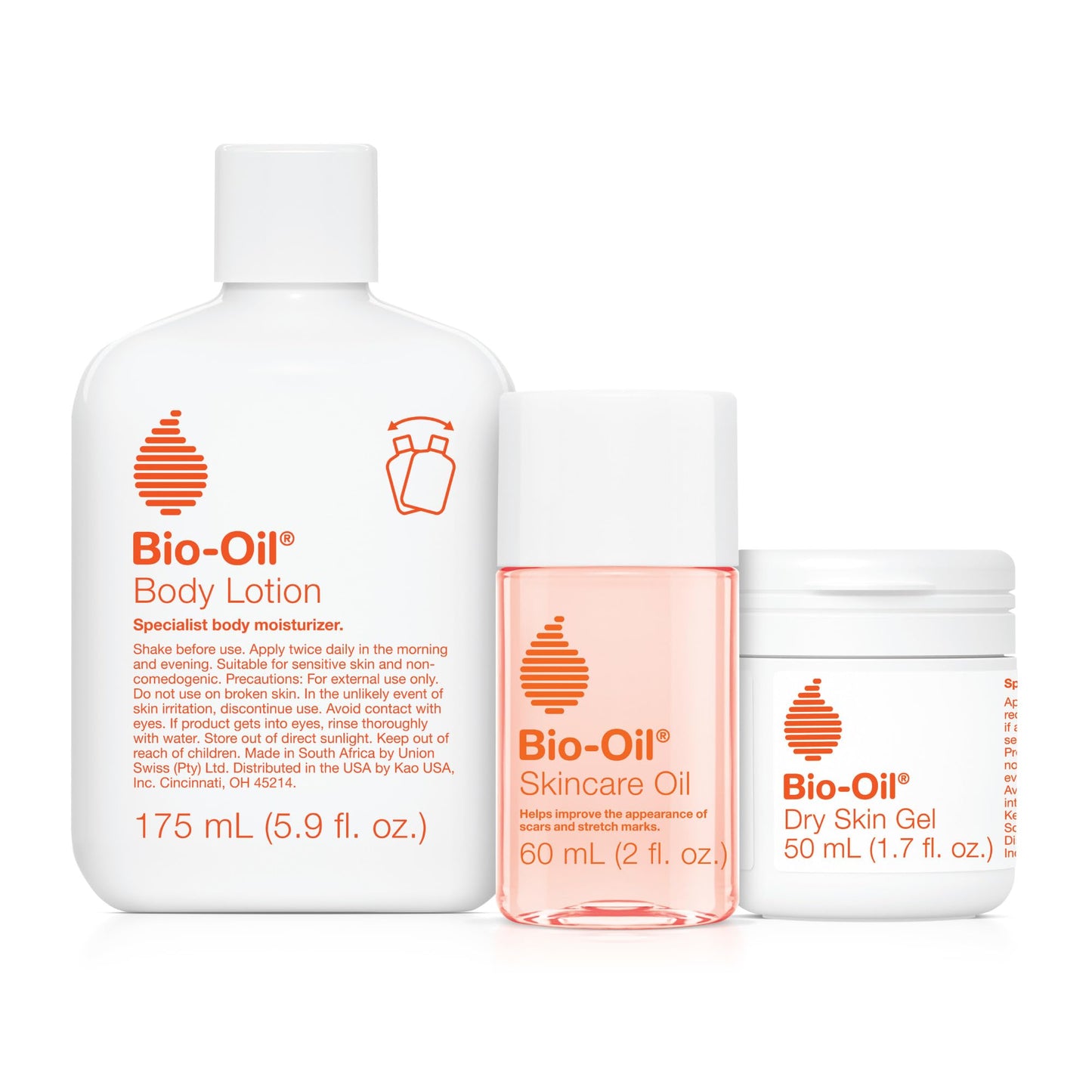 Bio-Oil Skincare Bundle, Stretch Marks & Dry Skin Trial Kit 3-Pc