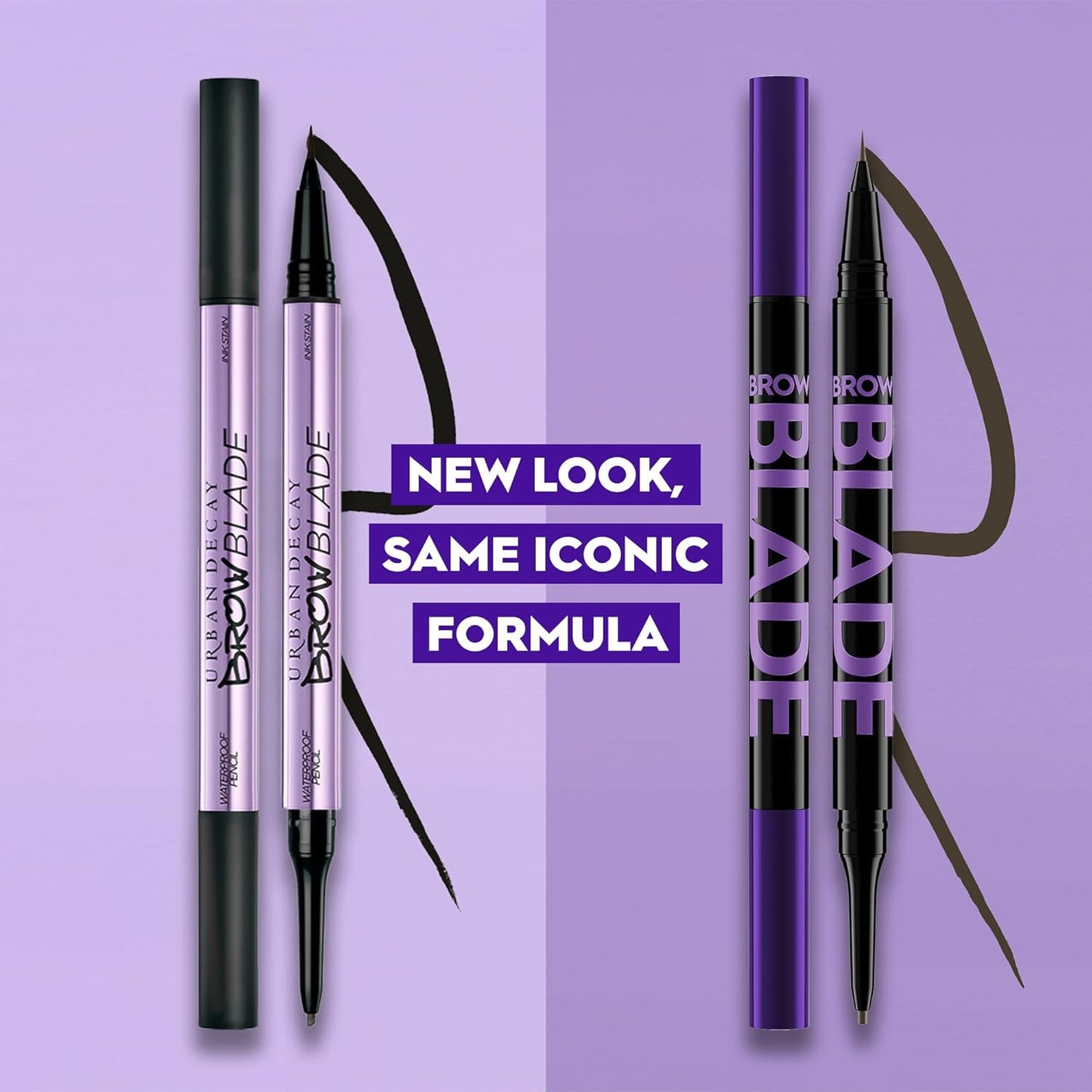 Urban Decay Brow Blade 2-in-1 Eyebrow Pen & Waterproof Pencil, Smudge-proof, Transfer-resistant, Ink Stain & Creamy Brow Pencil, Vegan, Cruelty-free - 0.01 oz
