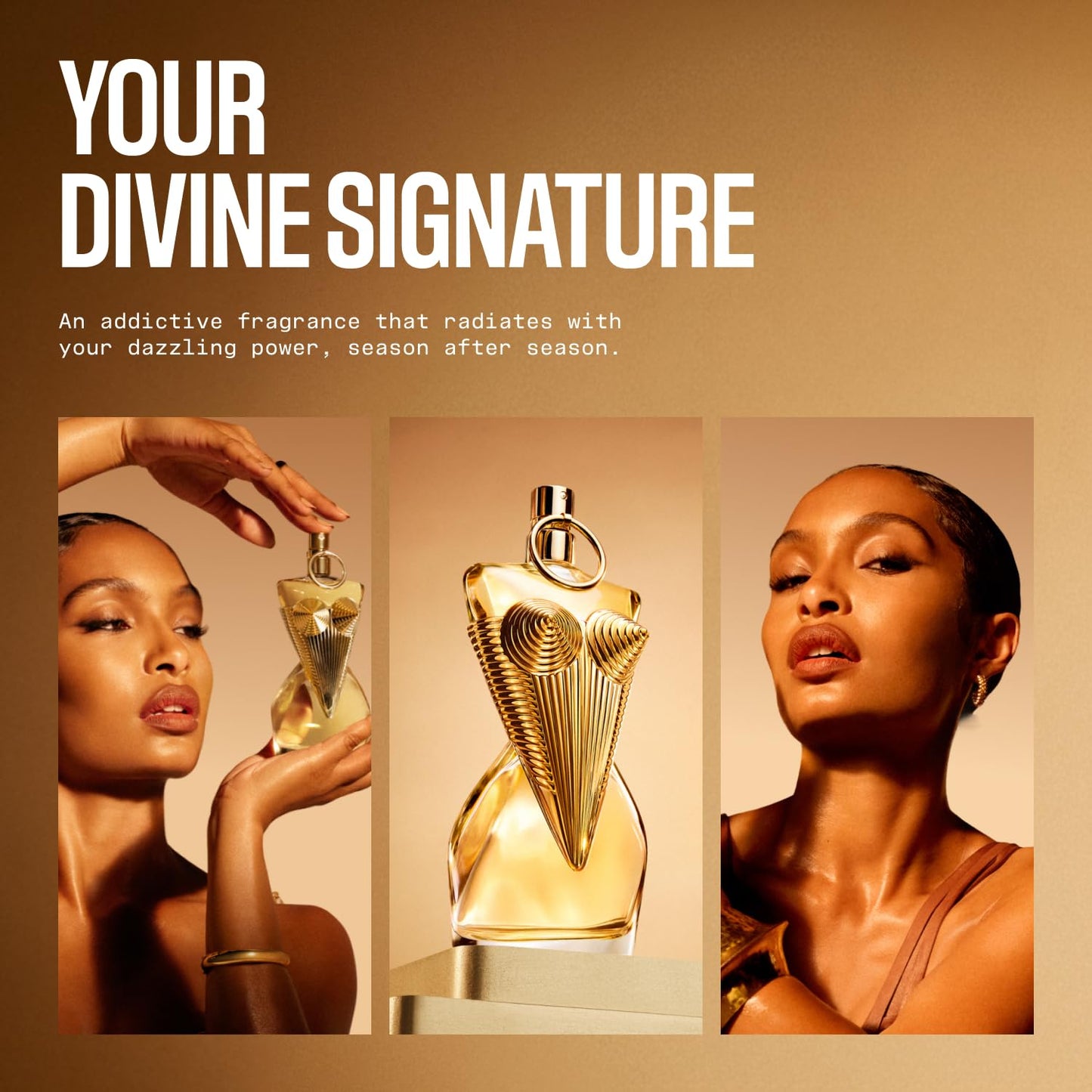 Jean Paul Gaultier Gaultier Divine Eau de Parfum - Long Lasting Floral Perfume for Women with Salty Note, Fleur de Lys & Meringue - Refillable Women's Designer Fragrance Spray, 3.4 oz