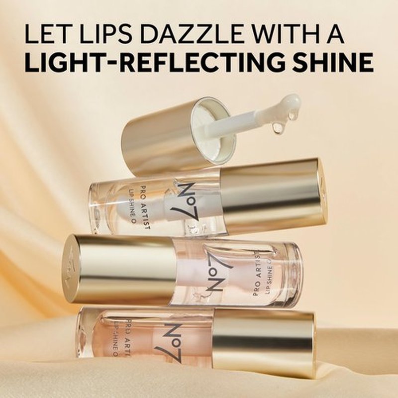 No7 Pro Artist Lip Oil - Hydrating Lip Oil with a High-Shine Finish - Non-Sticky Formula Enriched with Nourishing Ingredients to Improve Lip Hydration - Sweet Strawberry (0.20 fl oz)
