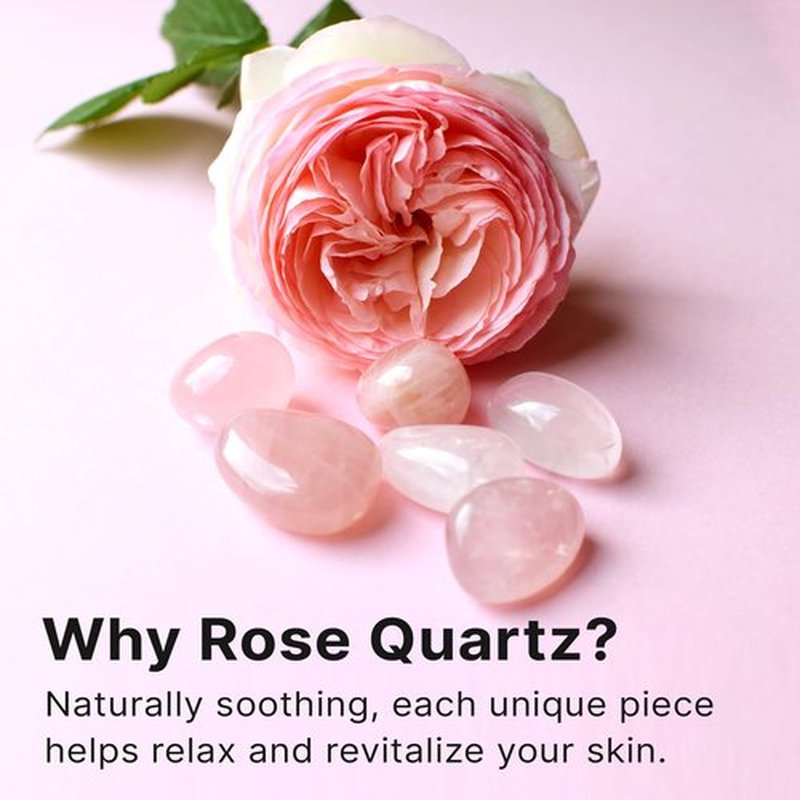 Rose Quartz Face Roller - Relaxation Gifts for Women, Skin Care Tools for Fine Lines and Wrinkles, Stocking Stuffers for Her, Beauty Gift Ideas, Face Massager Tools, Self Care Gifts for Women