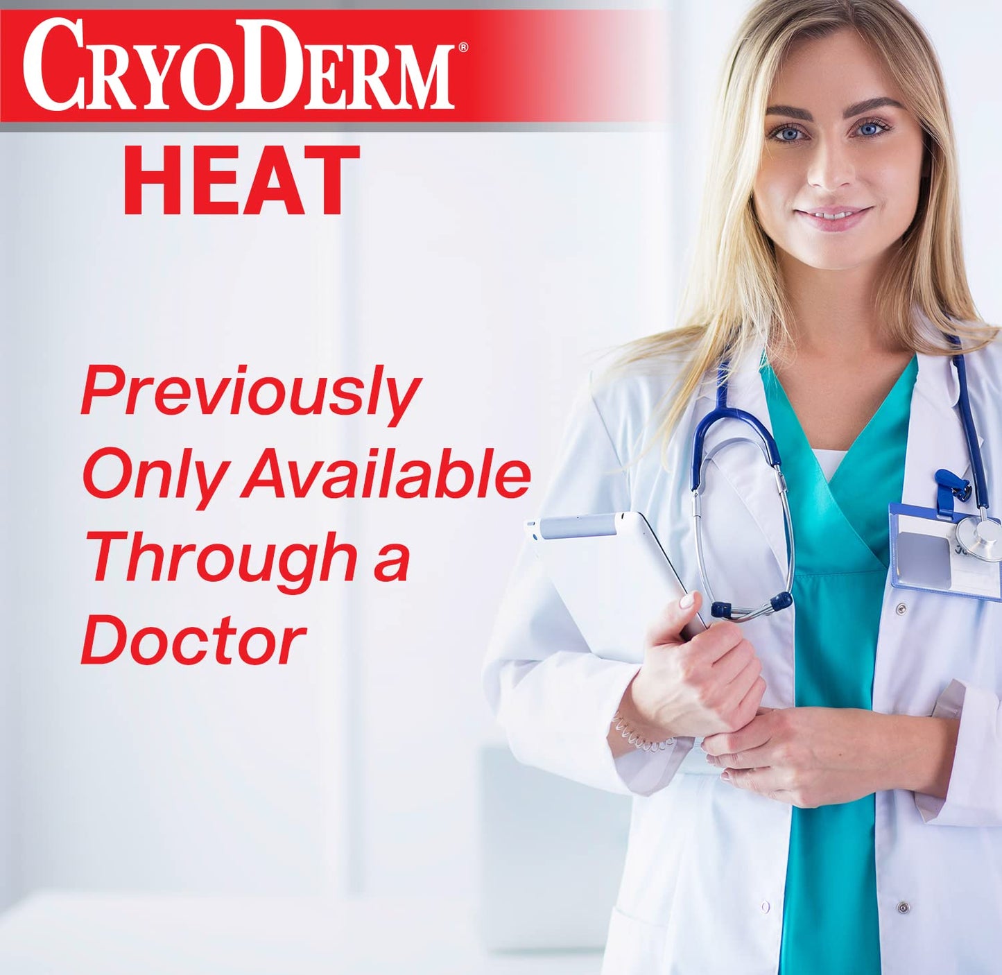 CryoDerm Heat Lotion 3 oz Roll On