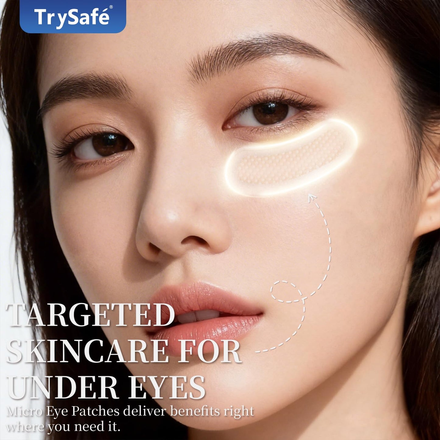 8 pairs PDRN &Calcium Micro Eye Patches, Under Eye Patches for Puffy eyes, Dark Circles & Wrinkle | Hyaluronic Acid, Kojic Acid, Collagen, Peptides, Vitamin C, Niacinamide - Korean Popular Eye Care