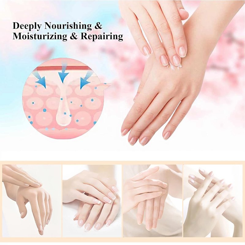 Hand Cream Set - 5 Pack Moisturizing Lotion for Chapped Hands | Natural Botanical Fragrance, Travel Size 30ml (Floral)