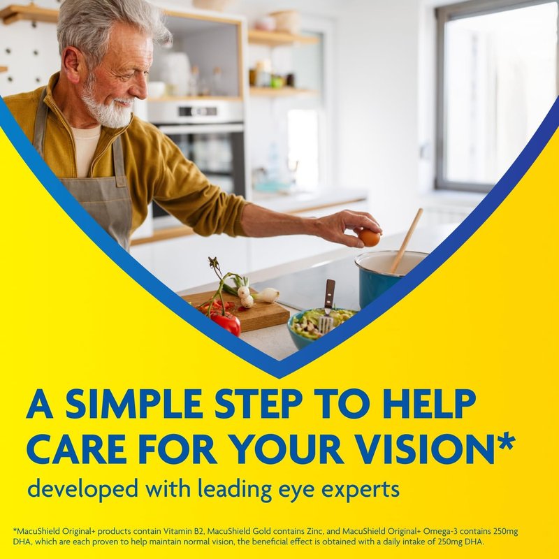 Macu Shield Gold Supplement - 90 Capsules for Eye Health & Vision Support