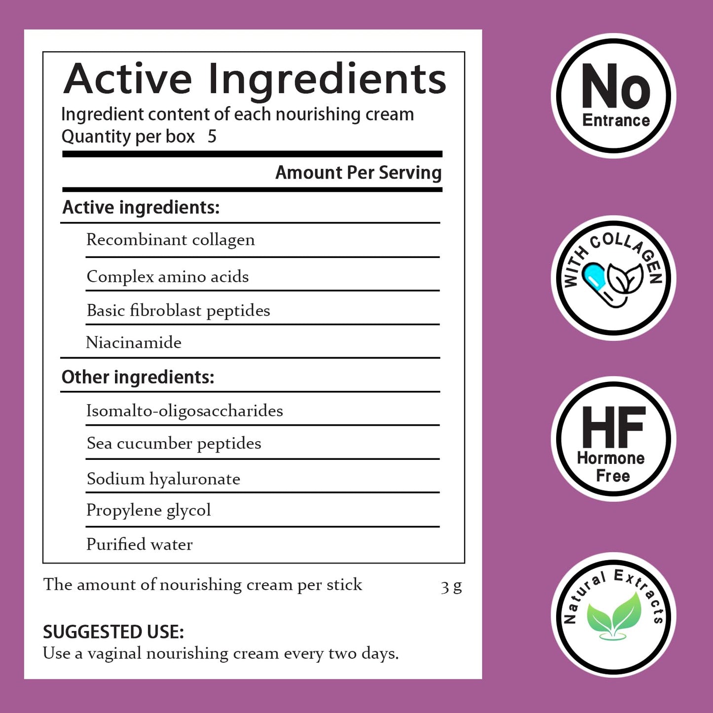 Finneya Vaginal Moisturizer for Women - Intense Hydration & pH Balanced Formula with Collagen & Hyaluronic Acid, Menopause & Intimate Dryness Relief, Soothes Irritation & Supports Feminine Health