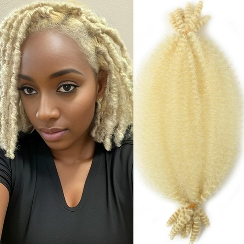 8 Inch Springy Afro Twist Hair Marley Twist Braiding Hair 8 Packs Kinky Twist Hair Short Marley Hair Wrapping Hair for Soft Locs Passion Hair Extensions