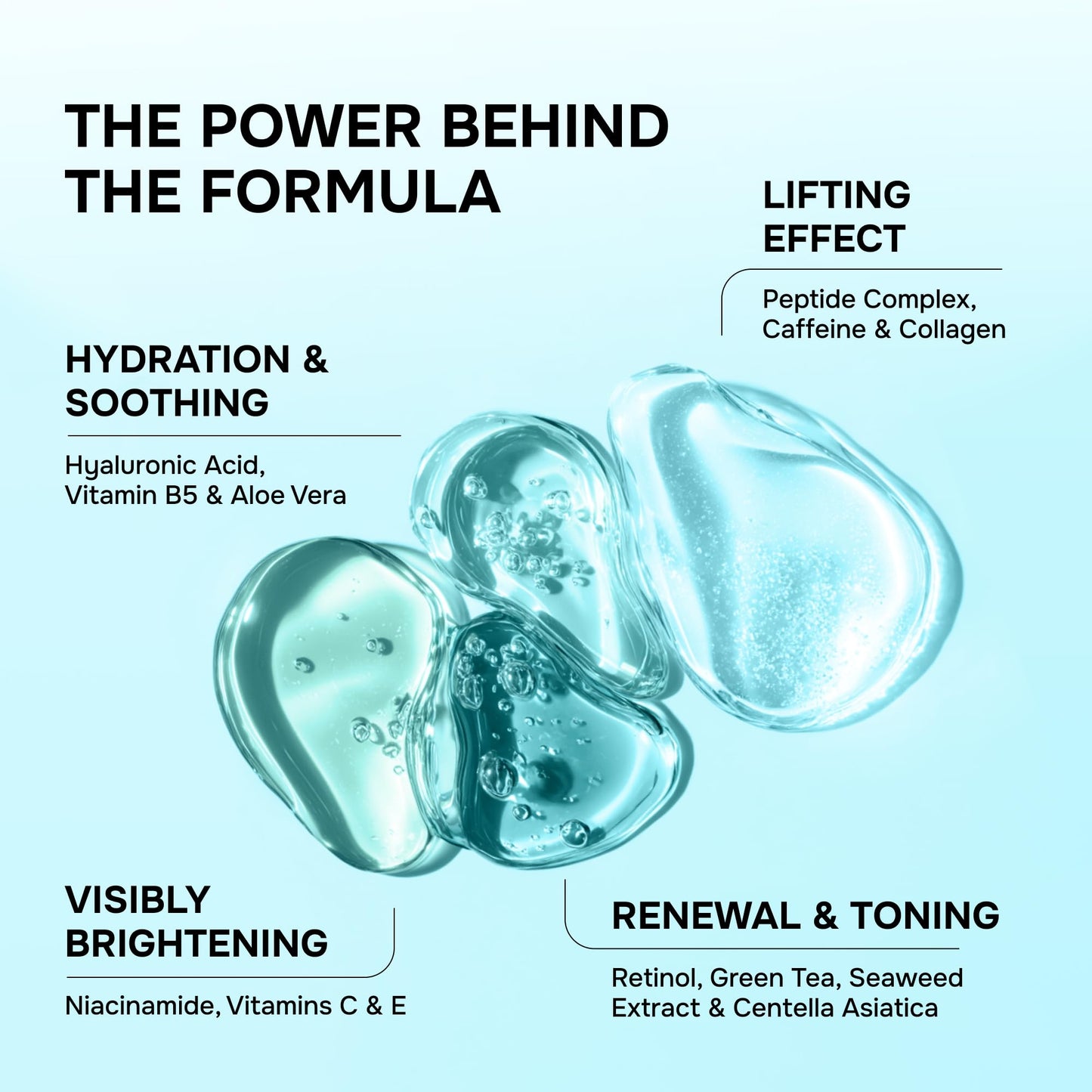 V Line Lifting Mask with Collagen, Retinol & Hyaluronic Acid - Caffeine, Niacinamide Visible Neck Tightening and Chin Lifting Mask for Women - Double Chin Strap for Face & Jawline Shaper - 5 pcs