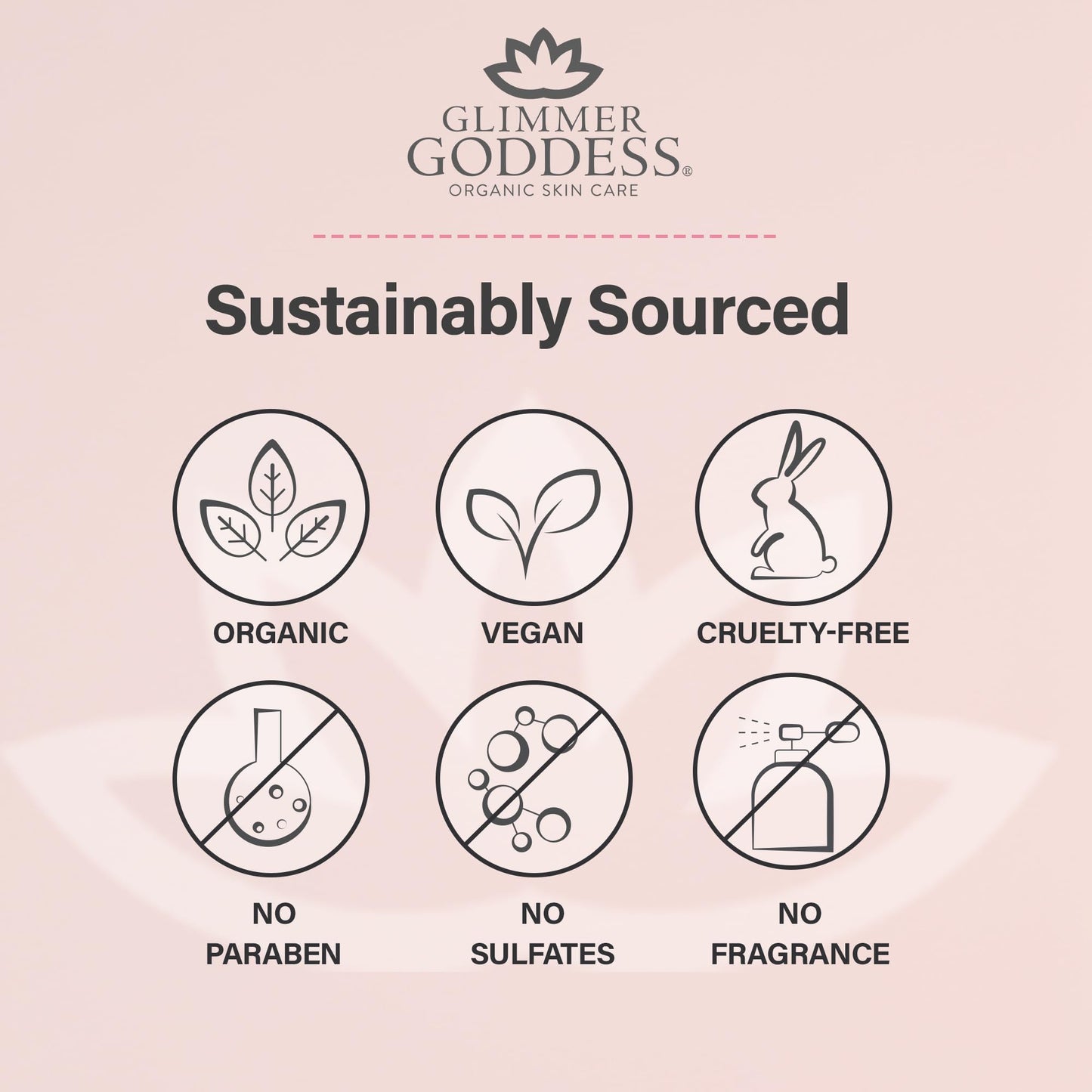 Glimmer Goddess Organic Whipped Body Butter for Women - Moisturizer Cream with Shea & Cocoa Butter, Almonds & Coconut Oil - Citrus Mango, 8oz