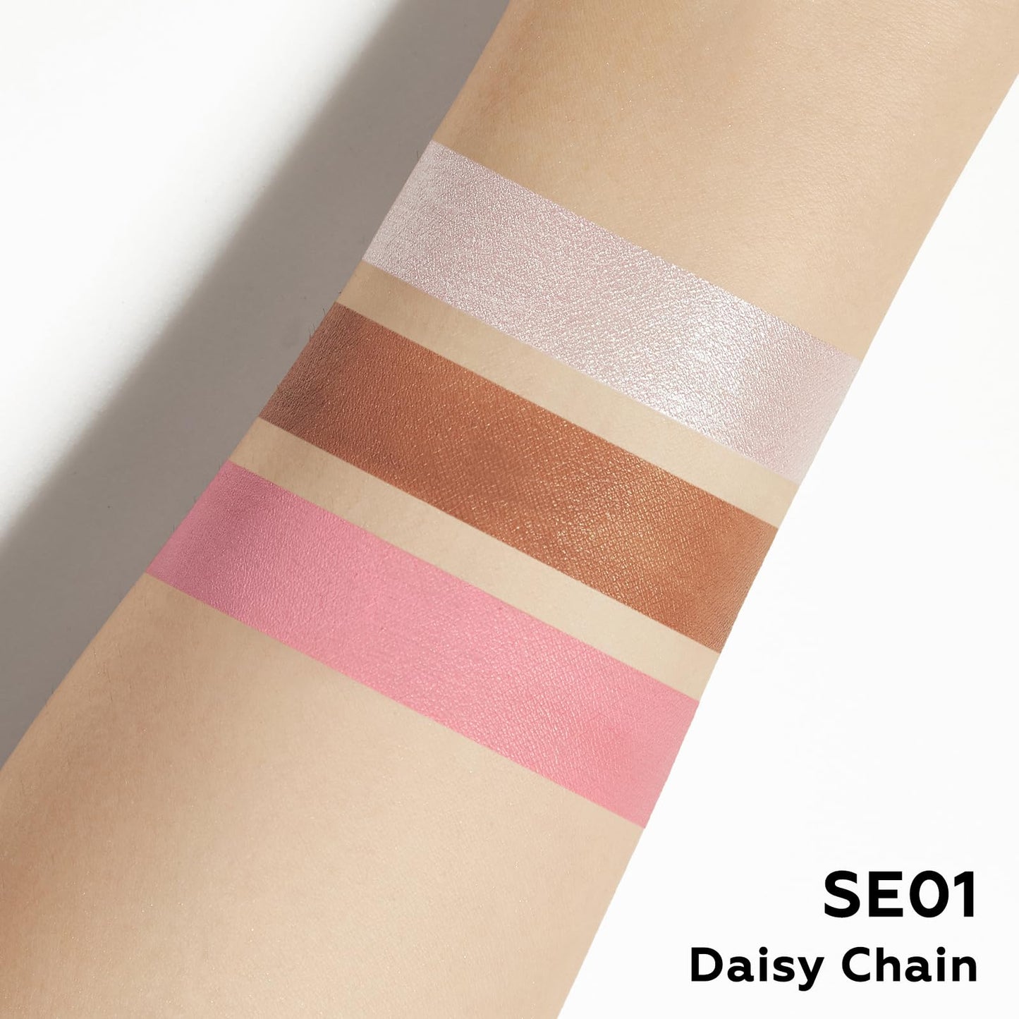 FOCALLURE 3 PCS Liquid Contour Stick,Moisturizing Highlighter,Blush and Bronzer,Silky Cream Contouring Pen with Soft Cushion Applicator,Long Lasting Face Illuminator Makeup,Daisy Chain