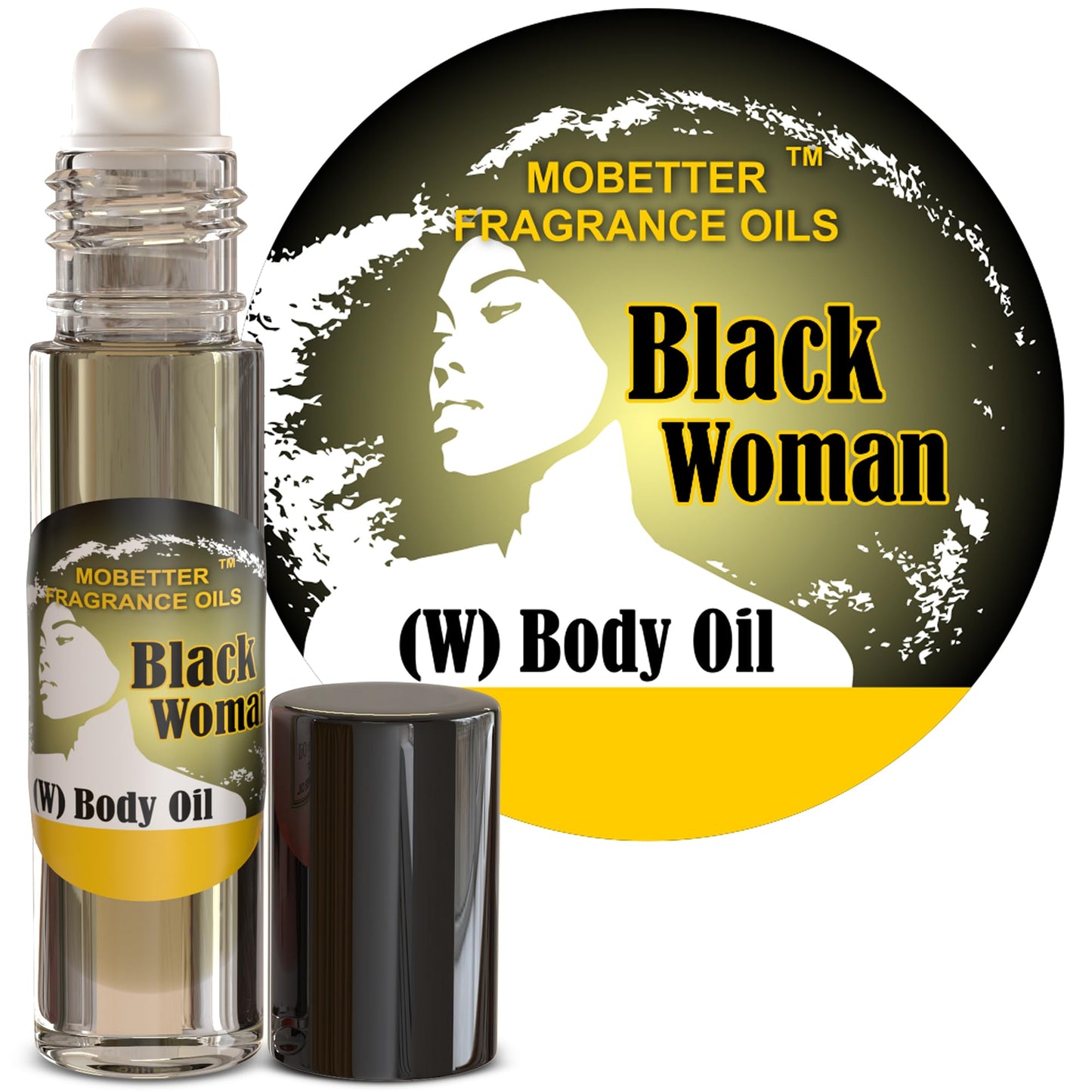 MOBETTER FRAGRANCE OILS Black Woman Perfumed Fragrance Body Oil