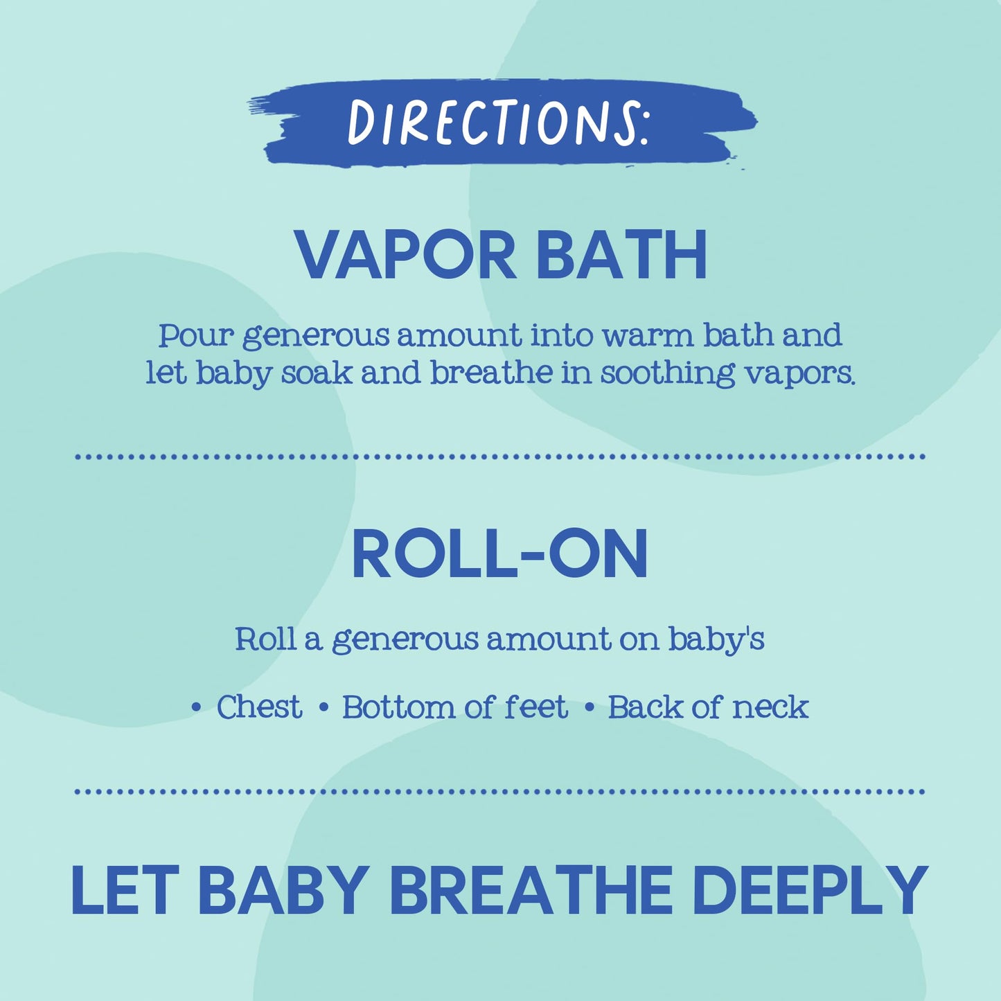 Oilogic Stuffy Nose & Cough, Vapor Bath & Essential Oil Roll-On