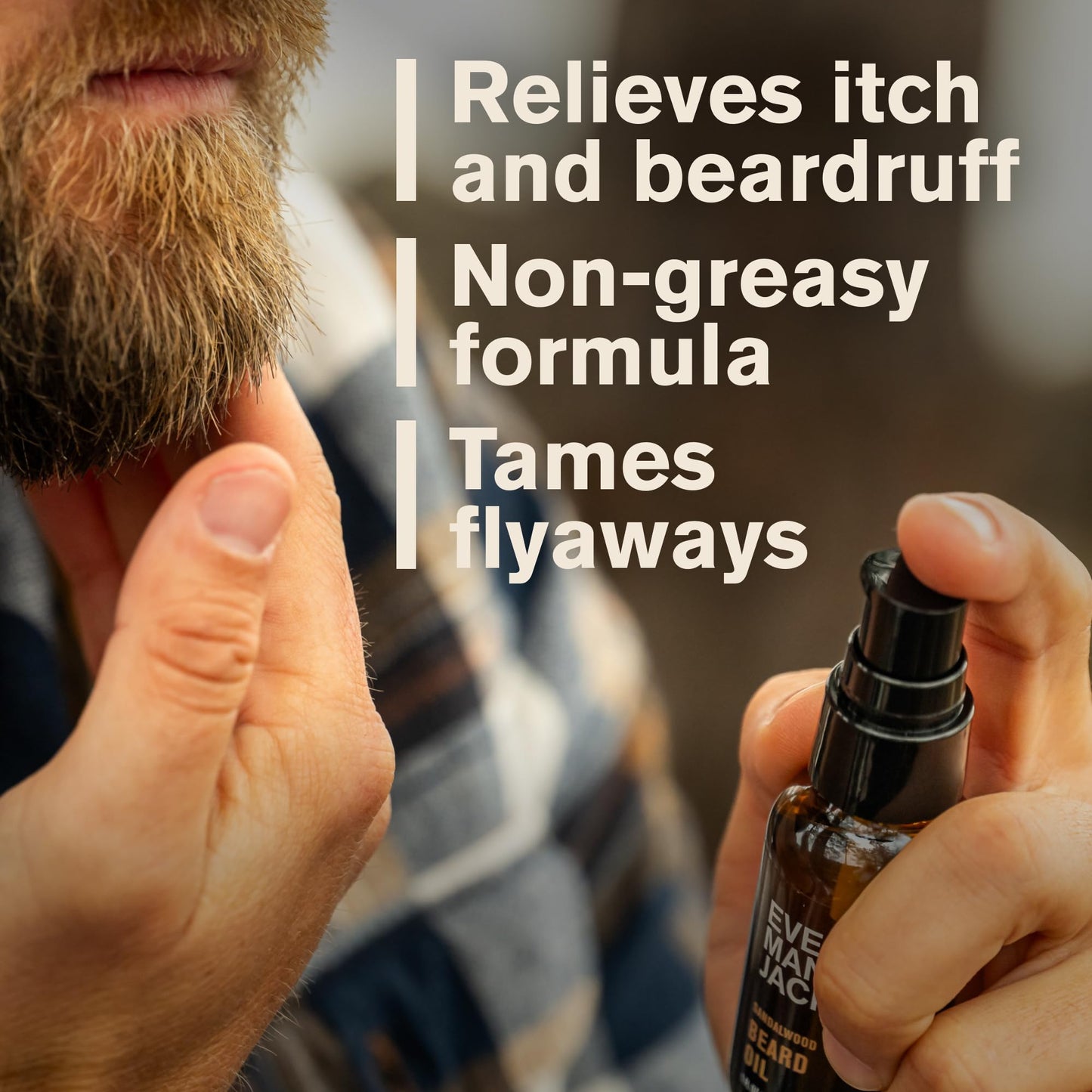 Every Man Jack Hydrating Beard Oil for Men, Aged Bourbon, 1oz (2pk)