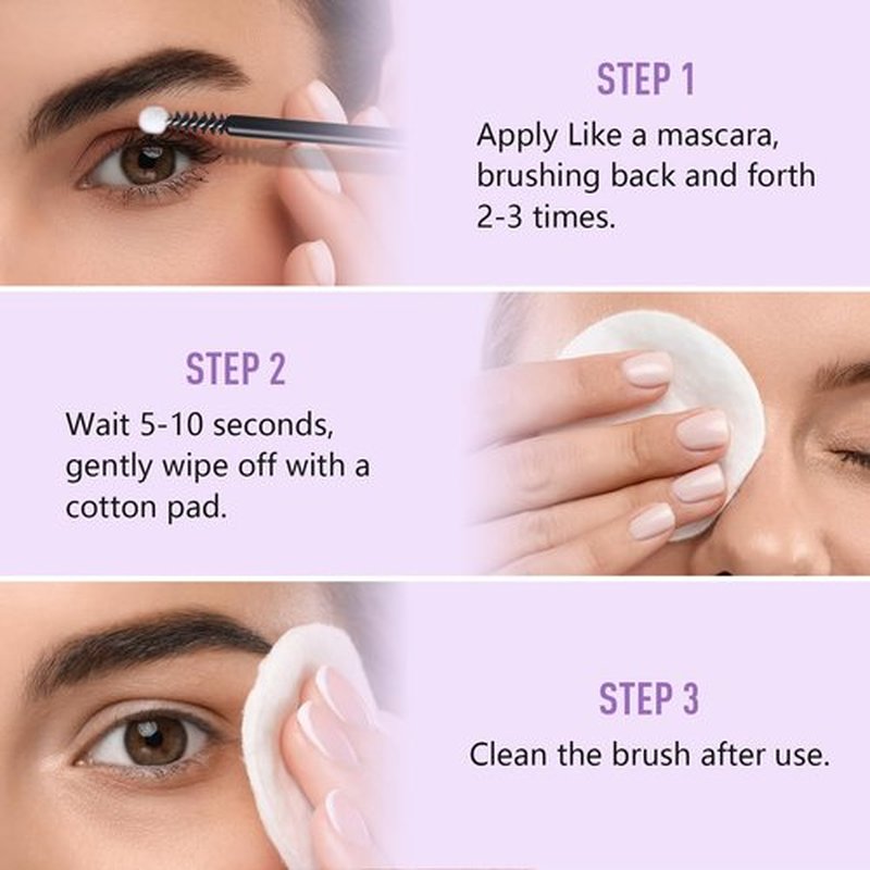 UCANBE Mascara & Cluster Lash Glue Remover, Nourishing Non-Irritating Lash Cleanser with Vitamin E for Real & False Eyelashes, Glides Off Waterproof Eye Makeup Effortlessly, Ideal for Sensitive Skin