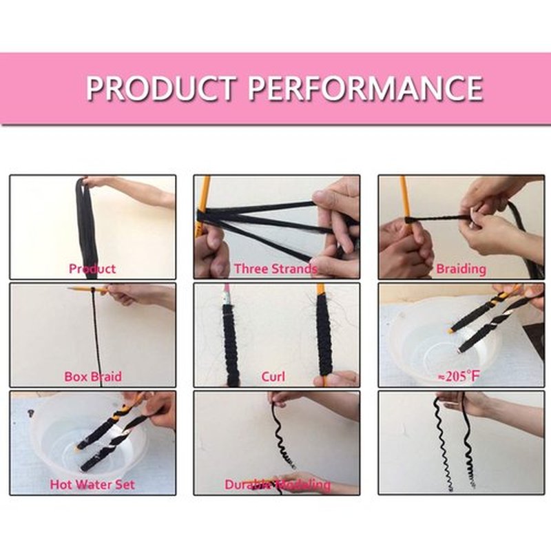 Liang Dian Pre-Stretched Braiding Hair 22 inch 6 packs Hot Water Setting Synthetic Hair Crochet Braiding Hair Extension (1B/27/613)