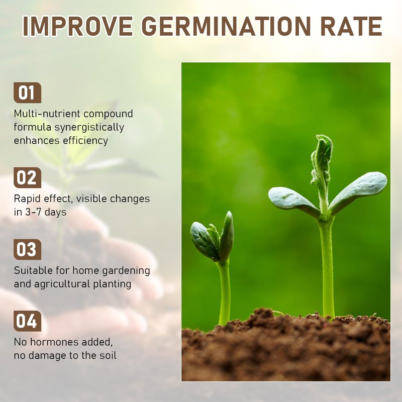 Organic Soil Activator for Plants - 2PCS Nutrient Absorption & Root Development | Eco-Friendly Fertilizer