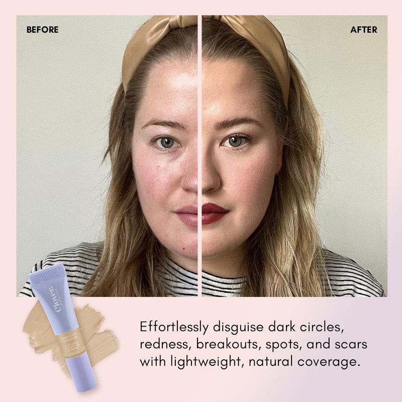 Clover Camo Concealer - Cruelty-Free Vegan Face & Under Eye Makeup | Natural Finish