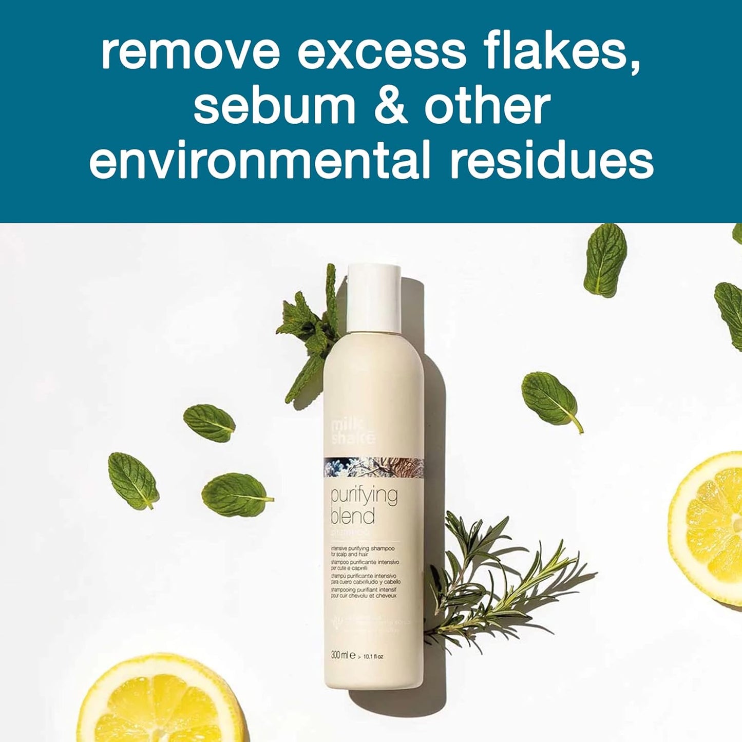 Purifying Blend Shampoo for Oily Hair - milk_shake Deep Cleansing Formula