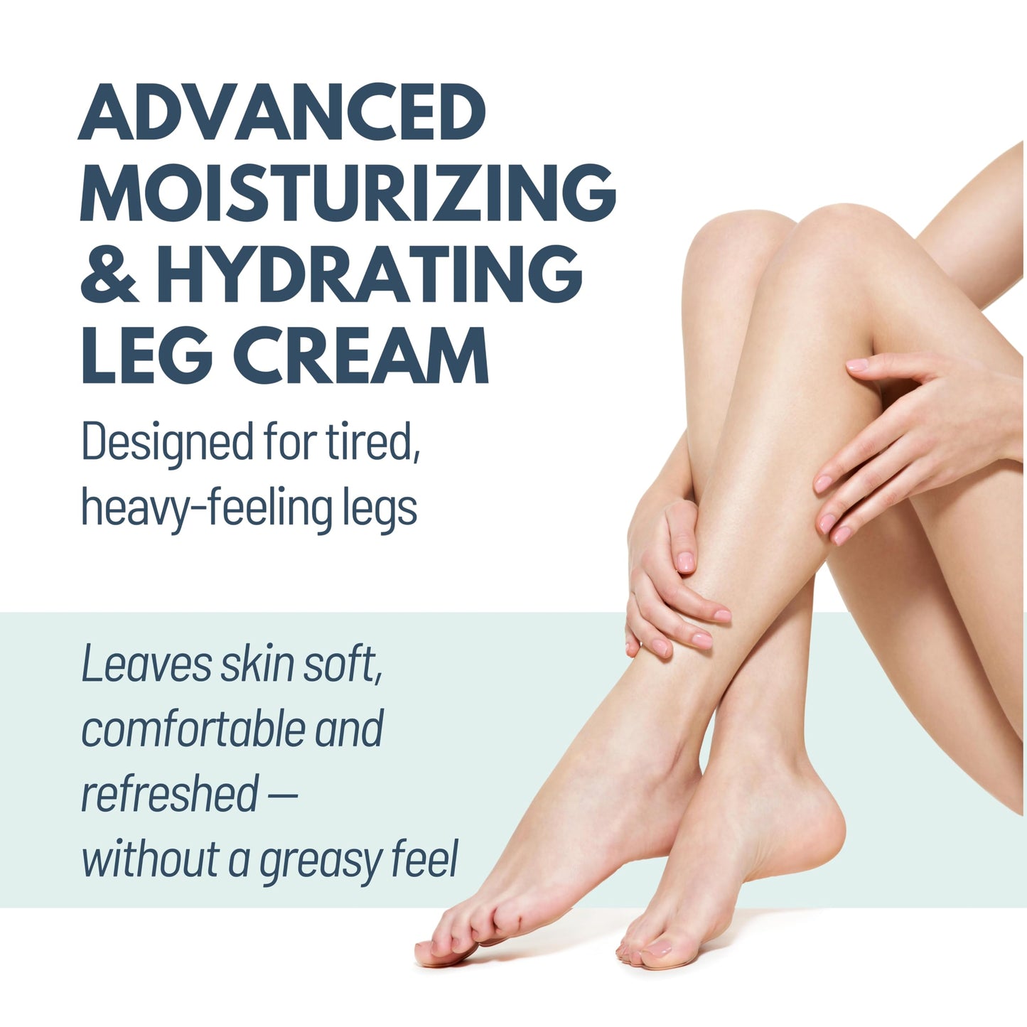 CASTANEA Advanced Moisturizing and Hydrating Leg Cream with Horse Chestnut & Arnica for Tired Legs, Cooling Relief, Fast-Absorbing Formula 7.05 oz