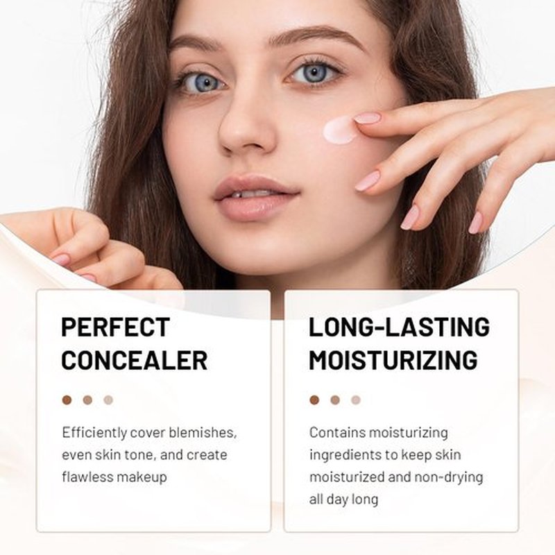 Match Cosmetics Foundation,Match Foundation 4 in 1,Foundation 4 in 1 - Medium Spectrum,Ultrablend 4 in 1 Foundation,4 in 1 Foundation Liquid with Spf 50,4 in 1 Concealer,Longwearing Waterproof (2PCS)