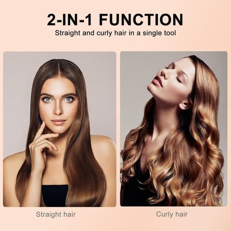 Curling Iron 1.18 Inch, Curling Wand for Long Hair and Short Hair, 3 Temperature Settings Ceramic Long Barrel Hair Curling Iron (Black)