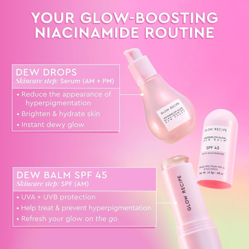 Glow Recipe Face Sunscreen Stick SPF 45 | Hydrating Korean Sunscreen with Hyaluronic Acid & Niacinamide - Travel Size (.58oz)