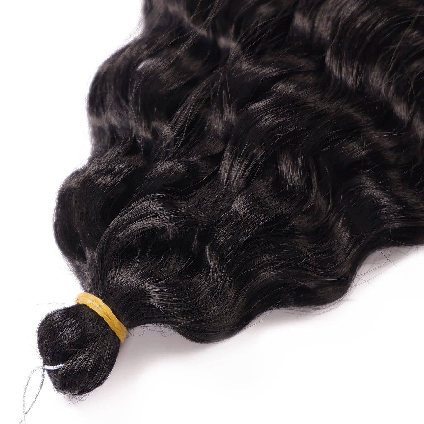 MAYSA Ocean Wave Crochet Hair 22inch Curly Crochet Hair Extensions 6Packs Soft Synthetic Wavy Crochet Hair Extensions for Women #2 Dark Brown