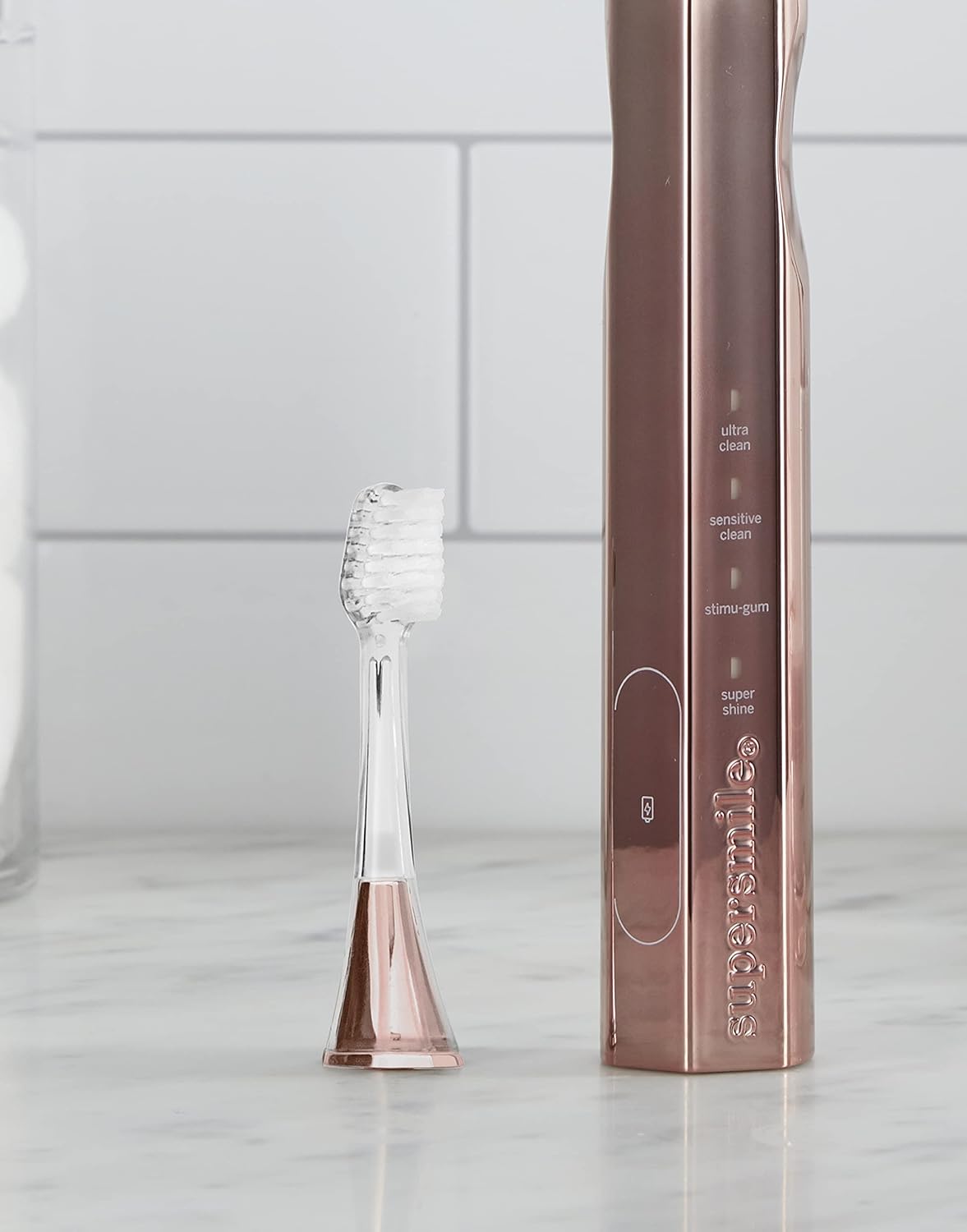 Supersmile Zina45 Replacement Brush Heads for Sonic Pulse Toothbrush
