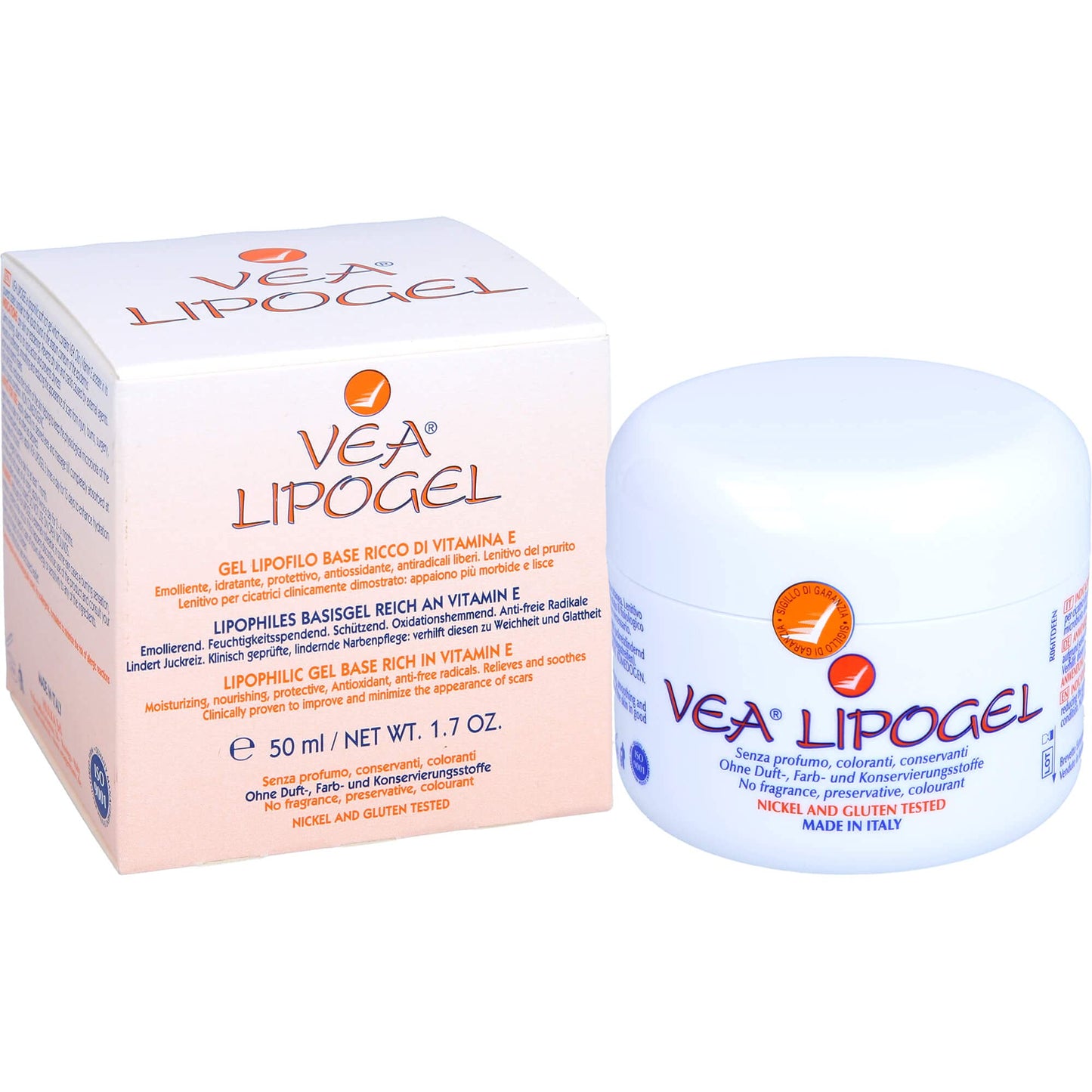 Vea Lipogel Lipophilic base vitamin E, 50ML