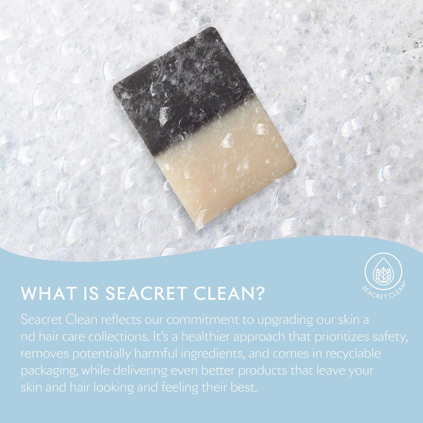 SEACRET Minerals Dual Power Soap Bar, Dead Sea Mud & Olive Oil, 3.5 Oz / 100 g
