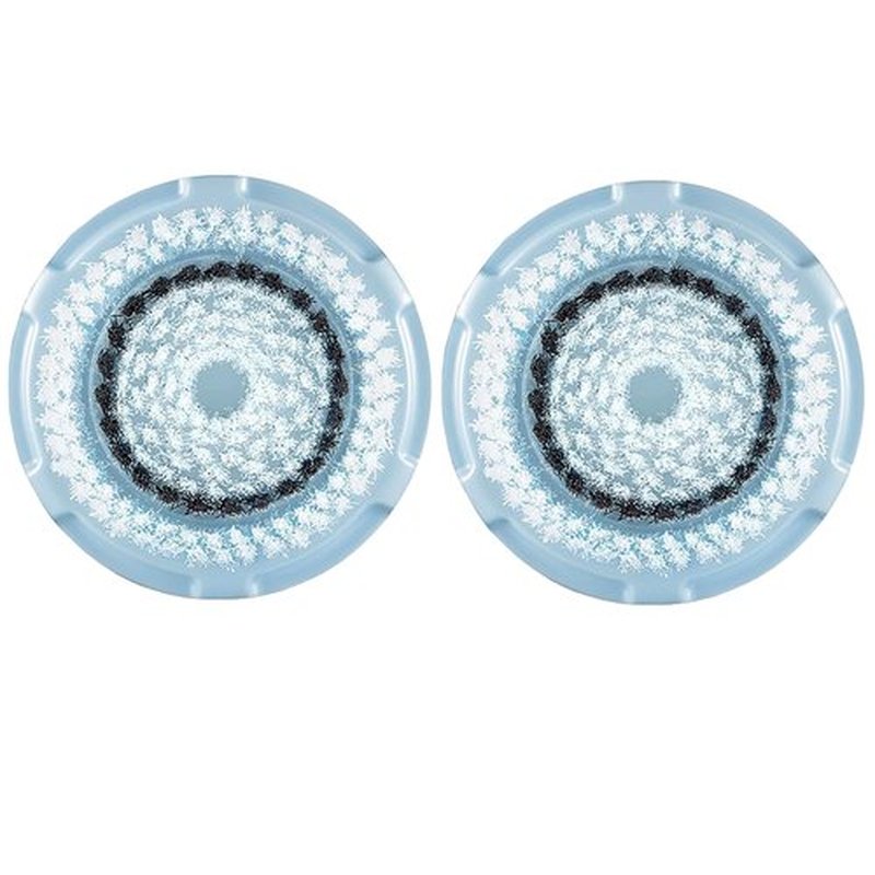 Azonbey Brush Head Replacements Compatible with Clarisonic Mia 1, Mia 2, Mia Fit, Alpha Fit, Smart Profile Uplift and Alpha Fit Face Cleaning Brush Heads (Delicate-2Pack)