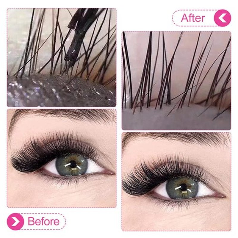 ACTROL Eyelash Cleanser Concentrate 60ml Rose Professional Lash Shampoo Foaming Cleanser DIY Wash for Extensions Lashes with Salon Home Care-Makes 12Bottles