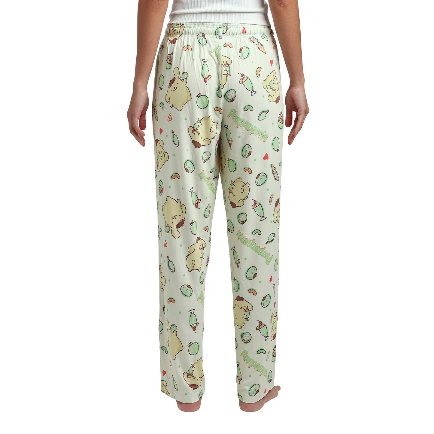 Bioworld Pompompurin Light Green Adult Womens Sleep Pants- XXL