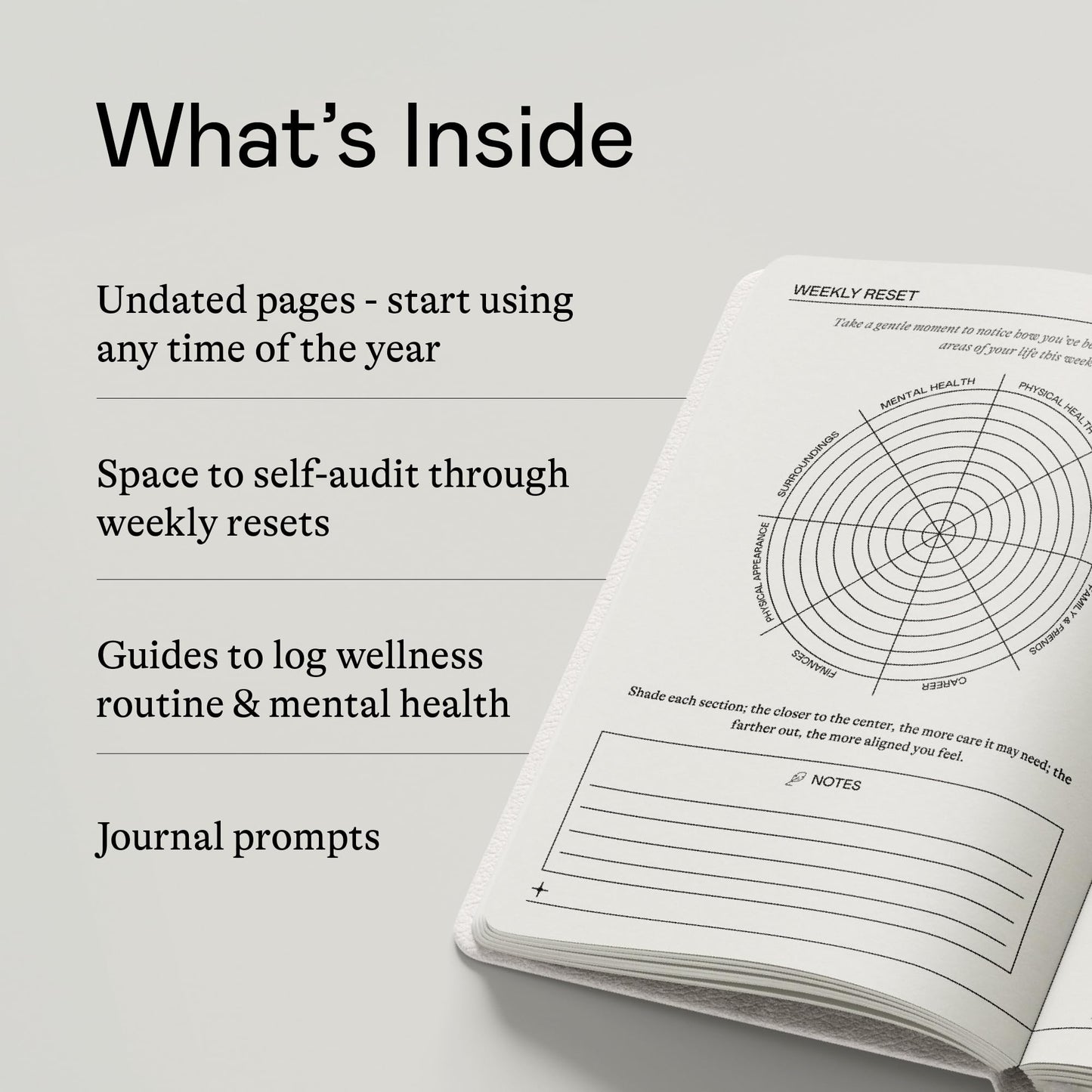 The in Motion Wellness Journal by Sloane Stephens, Undated, 3-Month Guided Journal, 243 Pages