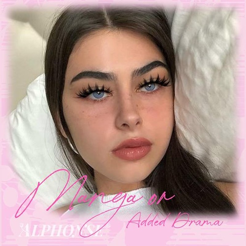 Manga Lashes False Eyelashes Anime Lashes for Cosplay 16mm Spiky Lashes Thick Volume Fake Lashes Chinese Asian Makeup Lashes Pack by ALPHONSE