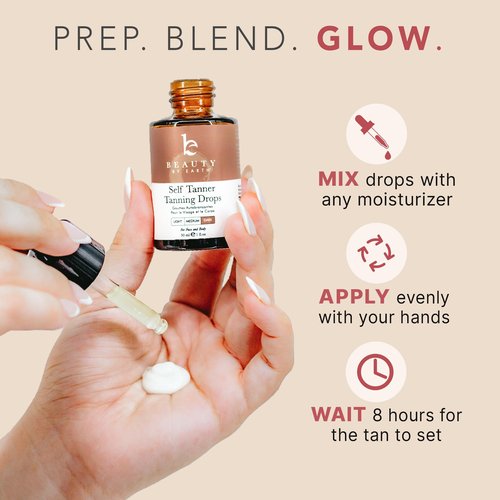 Self Tanning Drops - Face Tanner Drops Ultra Dark - Bronzer Drops - Self Tanner for Face - Self Tanners Best Sellers - Face Tanning Drops to Add to Moisturizer - Face Tan Drops - Bronzing Drops
