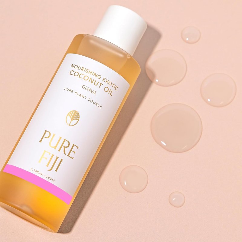Nourishing Exotic Coconut Body Oil - Pure Fiji Guava Scent | 7.7 fl oz (230ml)