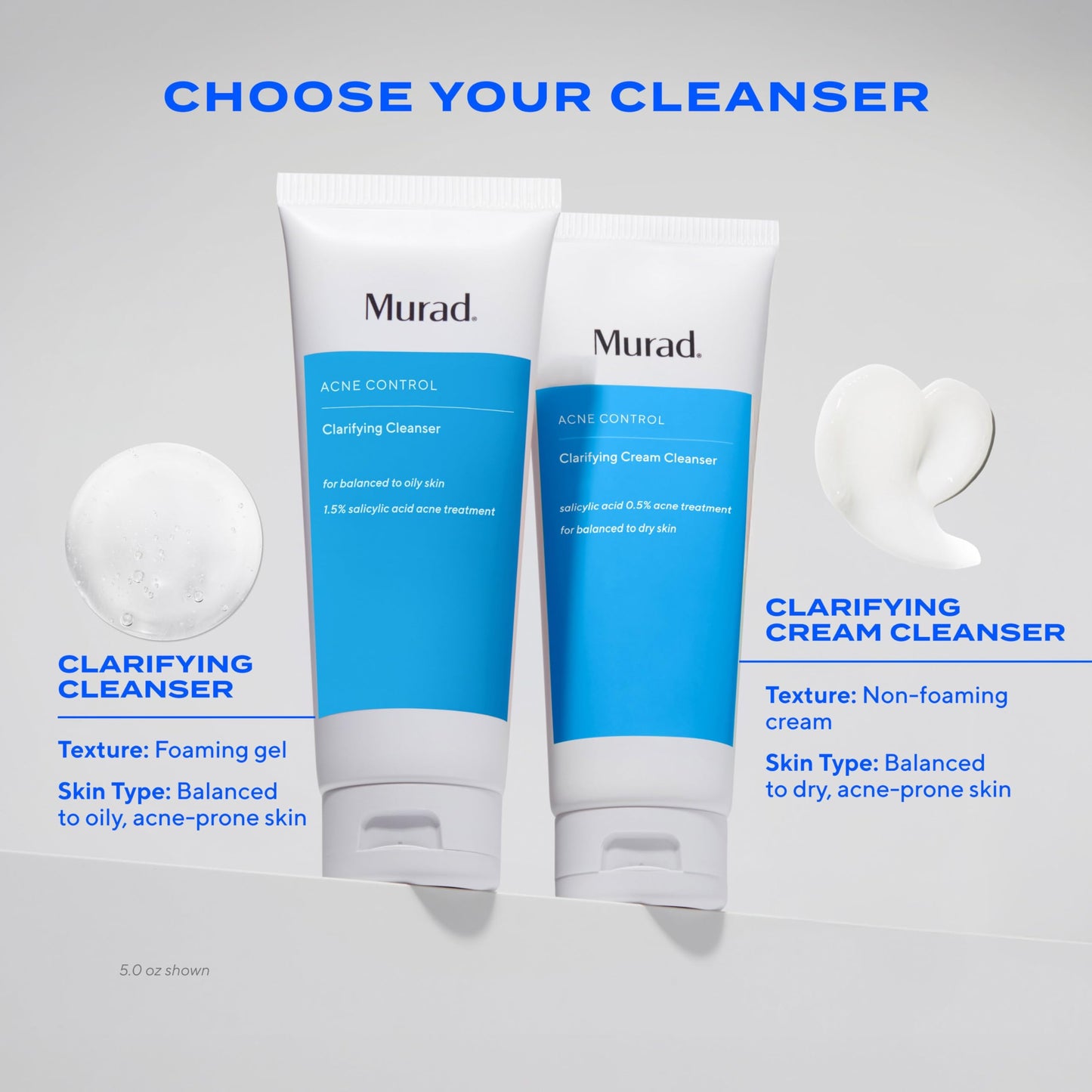 Murad Acne Control Clarifying Cleanser - Salicylic Acid - 2 Fl Oz